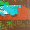 Leinwand Acrylmalerei Bild 50x70cm abstrakt Spachteltechnik Kunst
