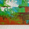 Leinwand Acrylmalerei Bild 50x70cm abstrakt Spachteltechnik Kunst