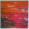 Leinwand Acrylmalerei Bild 60x60cm abstrakt Spachteltechnik Kunst