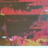 Leinwand Acrylmalerei Bild 60x60cm abstrakt Spachteltechnik Kunst