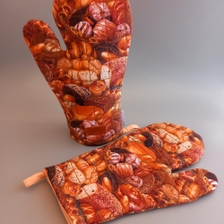  Brot & Brötchen Kochhandschuhe, Backhandschuhe