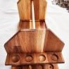 Wollomat - Wollabroller, Wollhalter, Wollabwickler, Spule -Akazie