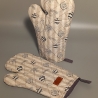  Fische Kochhandschuhe, Backhandschuhe
