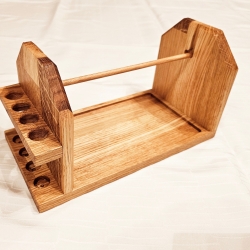 Wollomat - Wollabroller, Wollhalter, Wollabwickler, Spule - Eiche