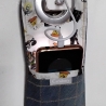 1 Handy Ladetasche Upcycling Jeans Steampunk Maus