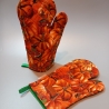  Kürbis Kochhandschuhe, Backhandschuhe