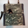 Clutch Jeans Bag Camouflage upcycling EINZELSTÜCK