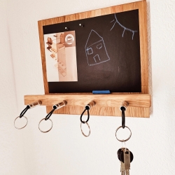 Schlüsselbrett, Schlüsselablage, Magnettafel, Klinkerstecker