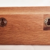 Schlüsselbrett, Schlüsselablage, Haken, Holz, Eiche, breit