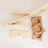 Teelichthalter-Puzzle aus Holz, Kerzenhalter, Kerzenständer, 