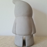 handmade Zwerg / Gartenzwerg Figur Beton mit Filz Mütze pink 28cm