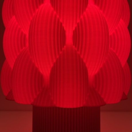 3D-Druck Design Bubble Lampe, Klein in Rot oder Schwarz
