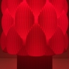 3D-Druck Design Bubble Lampe, Klein in Rot oder Schwarz
