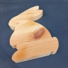 Hasen aus Holz gefräst – 5er Pack