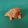 Frosch aus Walnussholz – 