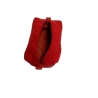 Kulturbeutel Boxy Rot | Cord | Kosmetiktasche handgemacht