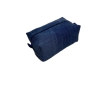 Kulturbeutel Boxy Bag gesteppt | Jeans Upcycling | groß