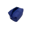 Kulturbeutel Boxy Blau | Cord | Kosmetiktasche 