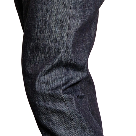 Herren Jeans ICONIC CUFF mit bernsteingelben Nähten 