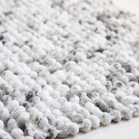 Badematte Bad Teppich Boho 40x60 60x90 /70x110 DUNKEL Grau Ottova