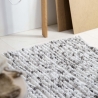 Badematte Bad Teppich Boho 40x60 60x90 /70x110 DUNKEL Grau Ottova