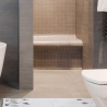 Badematte Bad Teppich 2er Set 40x60 60x90 /1x 70x110 GRAU Sherry
