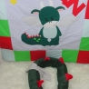 Krabbeldecke, Kuscheldecke, Bettschlange, Puckschnecke-Set