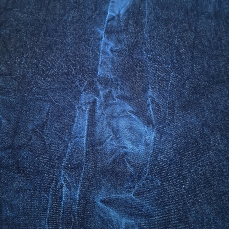 Batik-Denim, Jeansstoff indigoblau 14 oz 152 cm breit, Baumwolle