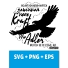 Druckdatei, SVG EPS PNG, Wie Adler, Jesaja 40 31