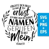 Druckdatei, SVG EPS PNG, Fürchte dich nicht, Jesaja 43