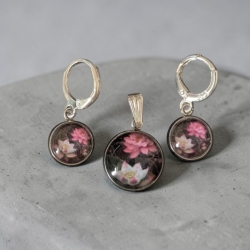 Schmuckset mit Motivstein