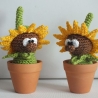 Häkelanleitung ♡ Mini-Sonnenblume♡ 