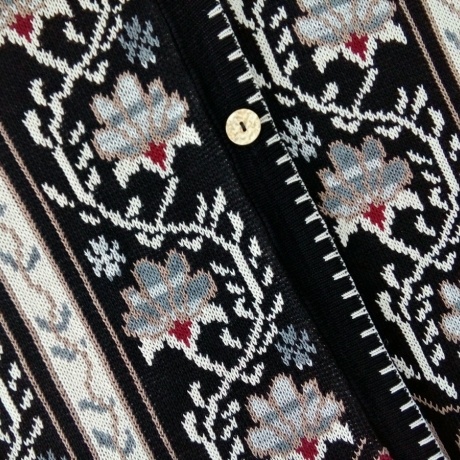 VINTAGE DAMEN STRICKWESTE MIT KNÖPFEN