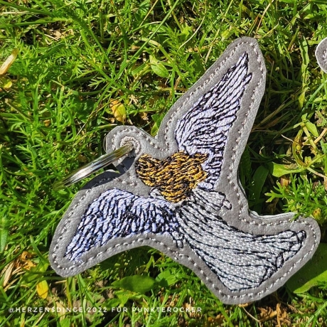 ITH  Anhänger - Engel 01 - 7.85 x 5.87 cm