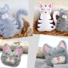 Stickdatei Katze ITH Schmusetier XL SET