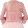 Festliches Bolero-Spitzen-Seiden-Jäckchen, , 36-38, pink