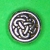 10 keltischer Knoten runde Metallperlen Button 10mm
