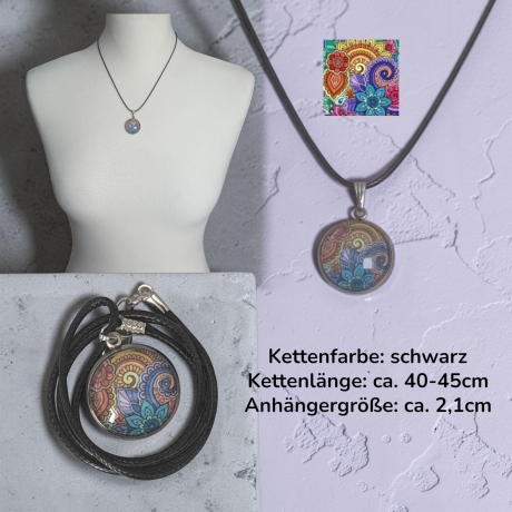 Schmuckset mit Motivstein