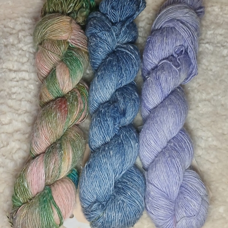 handgefärbte Wolle, Wolle mit Hanf, Wolle, Merinowolle, Kiff