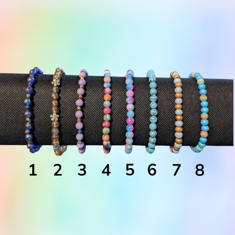 Elastische Perlenarmbänder 1 Stück