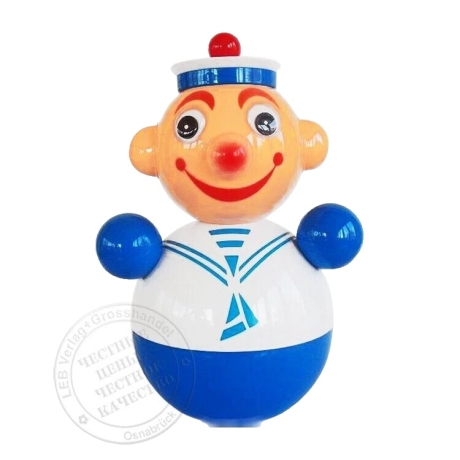 Musik-Wackelpuppe Matrose Glöckchen, 30 (!) cm, blau