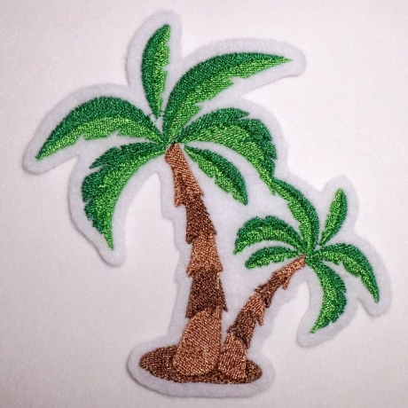 Aufnäher/Applikation - kleine Palme