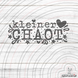 kleiner Chaot Plotterdatei SVG DXF 