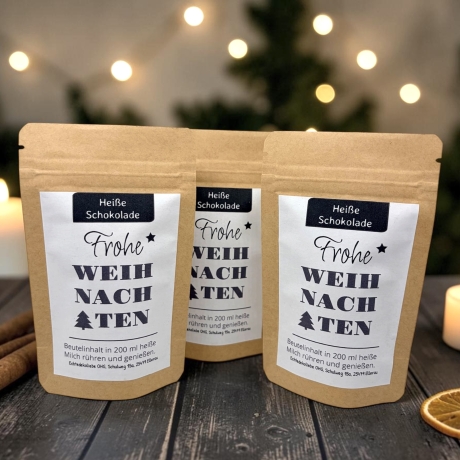Heiße Schokolade Weihnachtsgeschenk | Wichtelgeschenk 