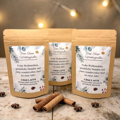 Chai Latte Weihnachtsgeschenk | Wichtelgeschenk | Aufmerksamkeit 