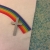 Wachsmotiv kleiner Regenbogen mit Kreuz silber matt SET