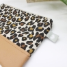 Etui Täschchen Organizer Leoprint Schwarz Braun Geschenkidee