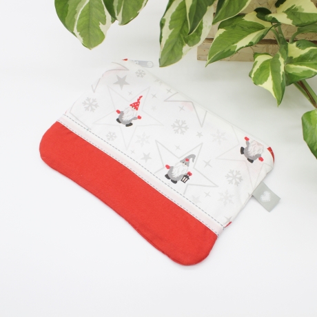 Etui Täschchen Organizer Weihnachten Wichtel Rot Geschenkidee