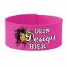 Klett-Armbinde 5 cm Höhe personalisiert mit deinem Wunschmotiv