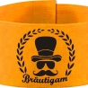 Klett-Armbinde 10 cm Höhe bedruckt mit BRÄUTIGAM (Kranz)